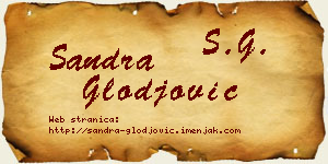 Sandra Glođović vizit kartica